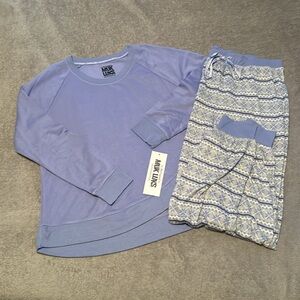 MUK LUKS butter knit pj set! XL
